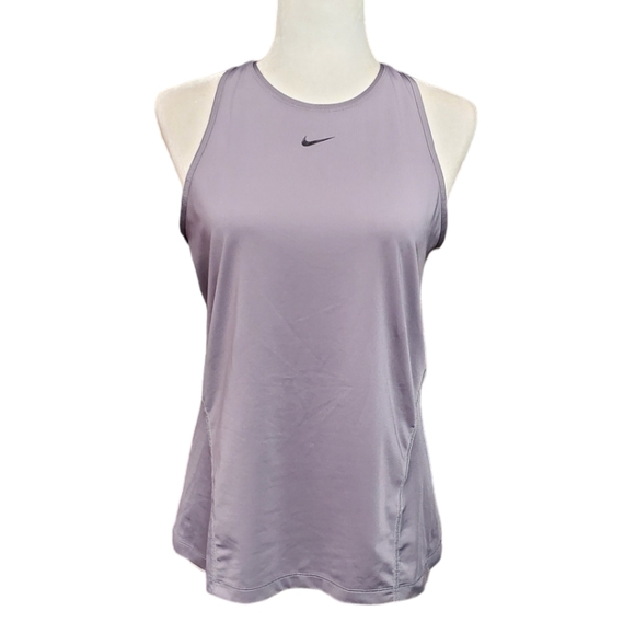 Nike Dri-Fit Tank Top Womens Size Medium Gray Crew Neck Training Top - Picture 2 of 11